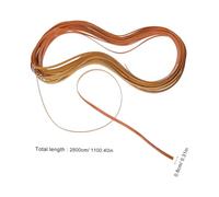 TEHAUX Plastic Rattan Repair Kit Roll for DIY Furniture Restoration Yellow Gradient Wicker Material for Chair Table Sofa Fixing Use Rattan Mesh Roll for Home Weaving and Refurbishing