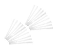 TEHAUX Plastic Shelf Label Holders Versatile Installation 20pcs with Self-Adhesive Price Tag Strip and Maintains Form Under Constant Use, for Supermarkets and Merchandise Sign Display