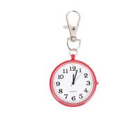 TEHAUX Pocket Watch Necklace with Chain Premium Movement Keeps Proper Time Vintage Red Retro Glass and Alloy Material Hanging Pocket Watch Pendant for Men and Women for Daily Life