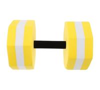 TEHAUX Pool Exercise Equipment Swimming Water Dumbbell Versatile Compact Design Eva Stable Materials Yellow Lightweight Floating for On-the-go Workouts and Water Aerobics