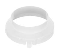 TEHAUX Portable Air Conditioning Hose Connector for Ac Unit and Hose with Sealing Groove Structure, White Plastic Material, Optimizing Cooling Performance and Reducing Wind Resistance,