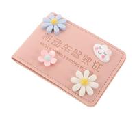 TEHAUX Portable Card Holder and Car Cards Sleeve for Driving License - Cute Creative PU Leather Driver's Licence Holder for Motor Vehicle Documents Insurance Registration Compact Id Case