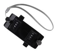 TEHAUX Portable Dual Tally Score Counter Golf Stroke Clicker with Easy One Button Operation Black Abs Material for Practice Session and Sports Events Random Color