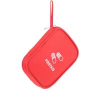 TEHAUX Portable Emergency Bag Travel First Aid Bag Lightweight Full Zipper Design Oxford Cloth Compact Medicine Storage Pouch for Travel and Yacht Use Suitable for Family and Friends