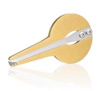 TEHAUX Portable Metal Jaw Harp Mongolian Circular Mouth Harp for Beginners and Ethnic Music Research Random Color