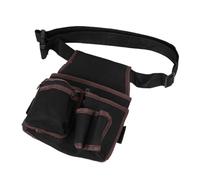 TEHAUX Portable Multi-Functional Waist Bag Electrician Tools Pouch with Coffee Edge Lightweight Tool Organizer for Technicians Convenient Waist Hanging Storage for Easy Access