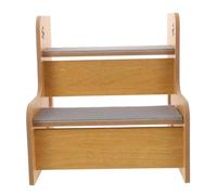 TEHAUX Portable Non-slip Dog Steps for Bed and Sofa Lightweight Small Dog Stairs with Washable Surface Safe Puppy Ramp and Cats Space-saving Pet Ladder for All Seasons