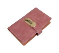 TEHAUX Portable Pu and Pp Material Money Saving Book with Password Lock Dedicated Sections for Cash, Receipts and Cards, for Teens Budgeting and Savings Challenge