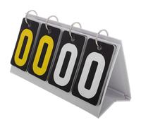TEHAUX Portable Score Keeper Visibility and Multifunctional Paper Flip Scoreboard for Baseball and Basketball, for On-the-go Use and Convenient Storage