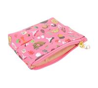 TEHAUX Portable Supple Change Bag Small Cosmetic Storage Bag Made of Sturdy PVC Material, Wear-Resistant and Creative Design for Storing Cash and Money the Go