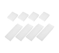 TEHAUX Portable Tongue Scraper Box 4Pcs Plastic Storage Containers Travel Compact Case for Adults Suitable for Ayurvedic and Regular Scrapers