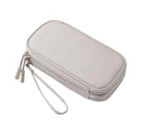 TEHAUX Portable Travel Accessories Organizer Pouch for USB Drive Earphones Chargers Oxford Cloth Cable Storage Case with Dual Lightweight Outdoor Electronics Storage Bag for Business