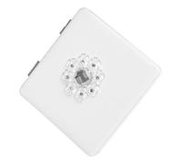 TEHAUX Portable Travel Makeup Mirror Double Fold Compact Abs Mini Two-sided Mirror and Professional Makeup Artists