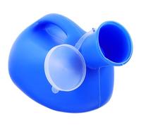 TEHAUX Portable Urine Bucket 2000Ml with Lid, Thickened Male Urinal Bottle Plastic Large Capacity Spill Proof for Bedridden Elderly Night Use at Home