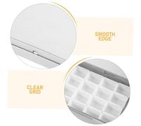 TEHAUX Portable Watercolor Palette Box with Compartments Travel-friendly Empty Paint Tray for Outdoor Sketching and Artists Moisture-locking Lid for Wet Paint Preservation