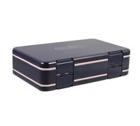TEHAUX Portable Weekly Pill Organizer Container 7 Day Double-Layered Travel Case with Three Compartments Per Day Easy to Keep Track of Medication Schedule Spacious for On-the-go Use