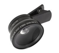TEHAUX Portable Wide-angle Macro Phone Camera Lens with 0.45x Magnification, Wear-resistant Acrylic and Glass Material, 49mm Front Diameter, for Photography and Enhanced Light