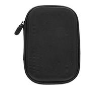 TEHAUX Portable Wireless Speaker Storage Case Nylon and Eva Material Black Anti-scratch Hard Organizer with Internal Mesh Pocket Compatible with Jbl Go3 for Travel and Business Travel