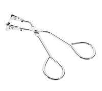 TEHAUX Practical Eyelash Curler Portable Eyelash Curler for Makeup Stainless Steel Silver Lightweight Easy to Carry for Women