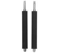 TEHAUX Printer Roller Shaft Extended Lifespan with Smooth Label Feeding Replacement Parts 2pcs Iron and Silicone Material for Label Printers for Office and High-pressure Situations
