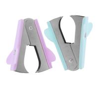TEHAUX Professional Lightweight Staple Remover 4pcs Portable Plastic and Iron Staple Puller for Workplace and Desk Use Efficient Nail Remover Tool