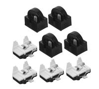 TEHAUX Ptc Starter Relay and Overload Protector for Household Compressor Refrigerators and Chest Freezers High Efficiency Start Precise Temperature Control Compatible with Fridge and