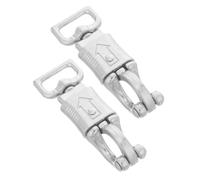 TEHAUX Quick Release Panic Snap Hooks with Finely Polished Surface Zinc Alloy 2pcs High Strength for Horse Reins and Belts for Equestrian Use and Trail Rides