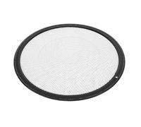 TEHAUX Range Hood Grease Filter Replacement Small Hole Fine Mesh, Single Screw Mount, Black Metal Kitchen Vent Filter for Cooker Hood Oil Strainer, Suitable for Home Kitchen Exhaust Fans