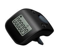 TEHAUX Rechargeable Portable Silicone Finger Electronic with Counter in, and Silent Digital Clicker for Counting Black Sturdy Design Stations and Public Vehicles