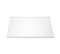 TEHAUX Refrigerator Tempered Glass Shelf 400x240mm with Edge Guard, Universal Replacement Glass Storage Shelf Divider for Fridge and Freezer Organization