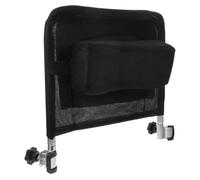 TEHAUX Removable Cloth Wheelchair Backrest Extension Detachable Headrest, Heightening Back Support Accessory for Manual Drive Wheelchairs, Narrow High Backrest for Disabled Users