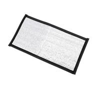 TEHAUX Reptile and Pearl Cotton Multipurpose Heat Mat with Reflective Aluminum Film Heating Pad Silver for Chinchilla and Cat Nest Use in Pet Enclosure