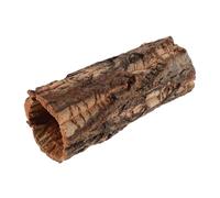 TEHAUX Reptile Hide Cave Sleeping Cave Stress Lesson Shelter Wood Hollow Tree Trunk with Realistic Tree Bark Surface for Tank Aesthetic and Terrarium Decor Suitable for Turtle Gecko Pet
