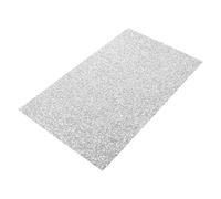 TEHAUX Rhinestone Nail Art Mat for Table Sparkling Design Resin Material Easy to Clean Manicure Armrest Cushion for Nail Salons Silver Colour Reducing Hand Fatigue