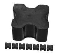 TEHAUX Rubber Coil Spring Spacer Kit and Improved Vehicle Handling 8pcs Heavy Duty Black Shock Absorbing Suspension Rubber Helper Spring with Enhanced Suspension for Cars and Trucks