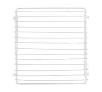 TEHAUX Safety Sign Wire Guard Protective Cover White Iron Exit Sign Protector Versatile Performance Animal Intrusion Prevention Indoor Use Diverse Environmental Conditions