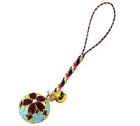 TEHAUX Sakura Bell Pendant Adorable Cherry Blossom Decorative Keychain Accessory Lightweight and Compact for Bags Wallets Phones and Car Keys Durable Craftsmanship Lovely for Friends and