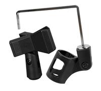 TEHAUX Saxophone Microphone Clip Stand Metal Bracket Practical Mic Accessory for Performance and Stage Use Compatible with Baritone and Bass Saxophones