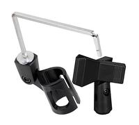 TEHAUX Saxophone Microphone Holder Clip Metal Mic Accessory for Sax Mic Support Reliable Lightweight Instrument Stand Compatible with Various Microphones