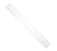 TEHAUX Scale Ruler Geographical Scale Ruler Plastic 1:50000 Portable Lightweight Map Reading Tool for Research and Sailing