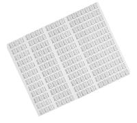 TEHAUX Self-Adhesive Shoe Size Stickers Set with Strong Adhesive High-Temperature Resistant Paper Labels for Sports Shoes Sneakers Boots Universal Sizes 36-39