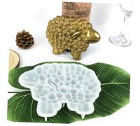 TEHAUX Sheep Silicone Mold for DIY Crafts Wear-Resistant Epoxy Casting Tool for Handmade Sheep-Shaped Decor and Soap Making