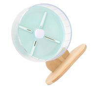 TEHAUX Silent Running Wheel Toy for Hamster Cage Stable for Household Use as Decorative Exercising Chinchilla Wheel