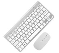 TEHAUX Silent Wireless Keyboard and Mouse Combo 2.4g with USB Receiver, Low Noise Clicks, Abs Material, 78 Keys, Compact and Lightweight for Everyday Use and Business Travel