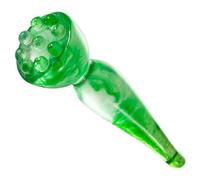 TEHAUX Silicone Facial Massage Scraping Bar Stick, Small Lotus Seed Green Face and Neck Massager for Meridian Therapy and Body Scraping