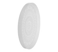 TEHAUX Silicone Resin Caster Mold for Coasters with Beautiful Mandala Patterns, Versatile Use for DIY Crafting, Home Decor, and Creating Unique Drink Mats and Soap Dishes