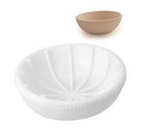 TEHAUX Silicone Round Bowl Mold for Resin Casting Heat Epoxy Resin for Concrete Candle Holders Trinket Boxes Succulent Plant Pots Multipurpose DIY Craft Kit for Beginners and Artists