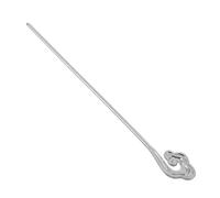 TEHAUX Silver Alloy Cigar Needle Draw Enhancer Tool for Better Airflow and Unclog Cigars Essential Accessory and Smokers to Preserve Flavor Profile