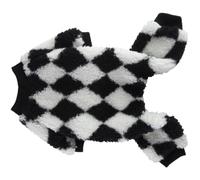 TEHAUX Sleeping Clothes for Dogs Puppy Clothes Flannel Cozy Breathable Skin-friendly Comfortable M for 3.5-4.5kg Daily Life and Parties Pet