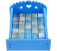 TEHAUX Small Animal Cooling Bed for Hamster and Guinea Pig, Portable Crystal Cooling Nest Environmental Protection for Summer and Traveling, Blue Pet Sleeping Cushion